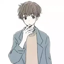 银发暗黑系男生动漫头像
